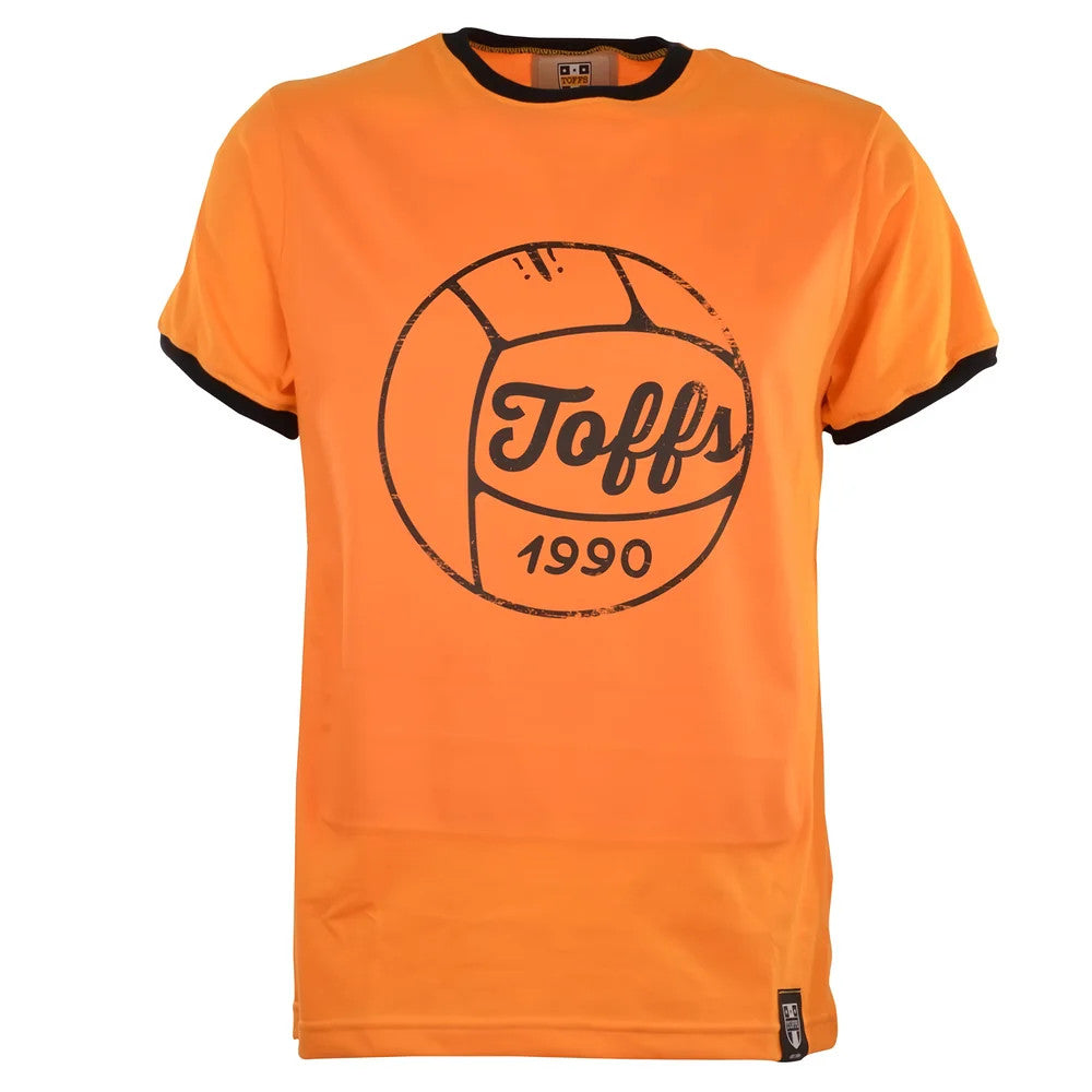 TOFFS Football T-Shirt - Amber/Black Ringer_0
