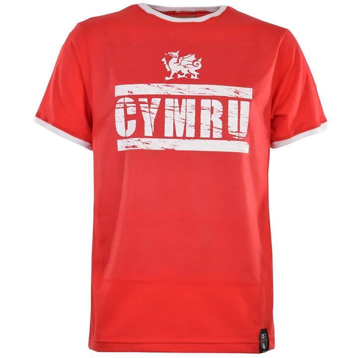 Wales T-Shirt - Red/White Ringer_0
