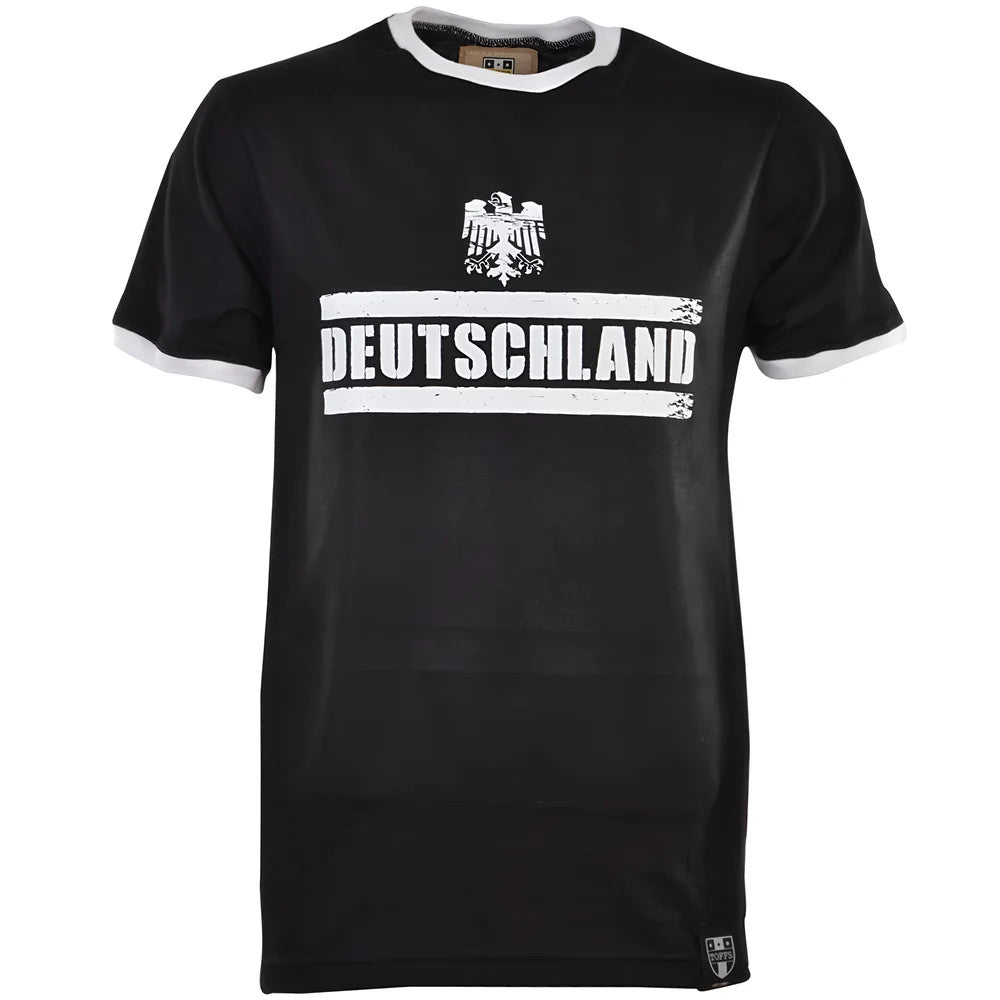 Deutschland T-Shirt - Black/White Ringer_0