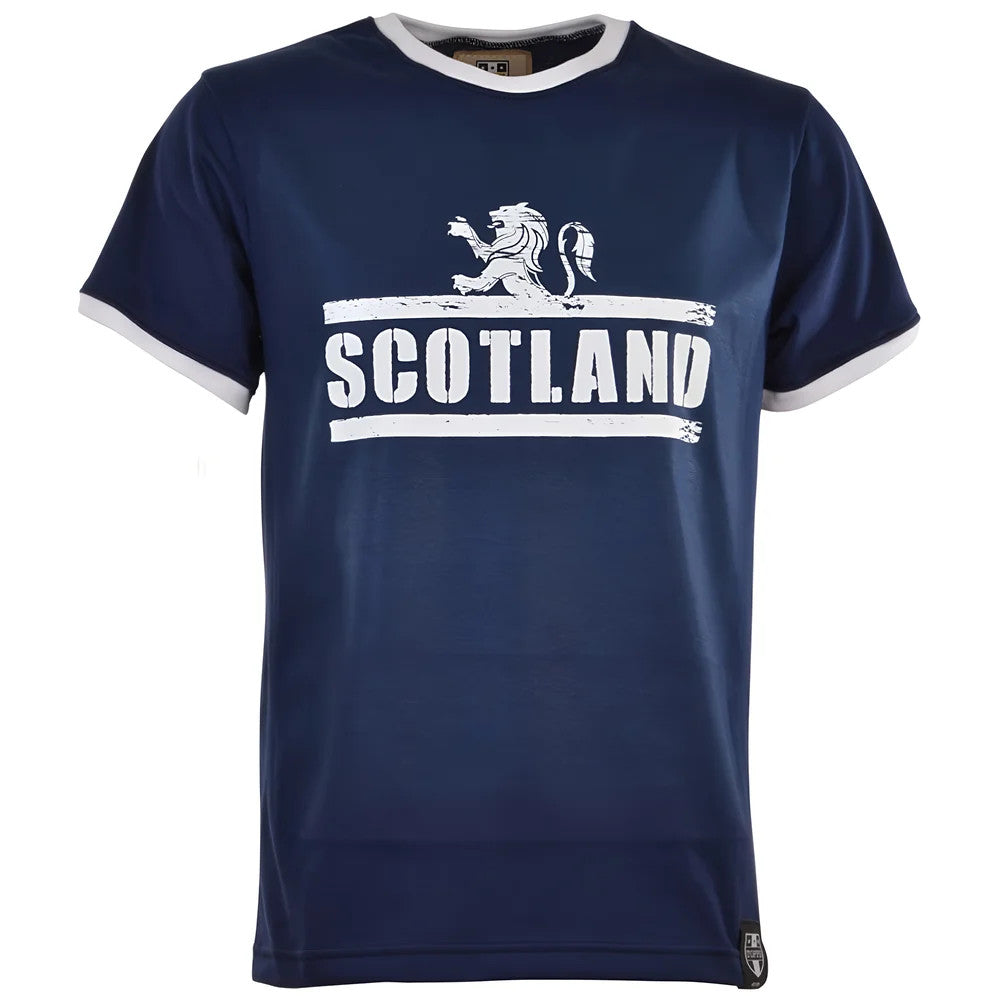 Scotland T-Shirt - Navy/White Ringer_0
