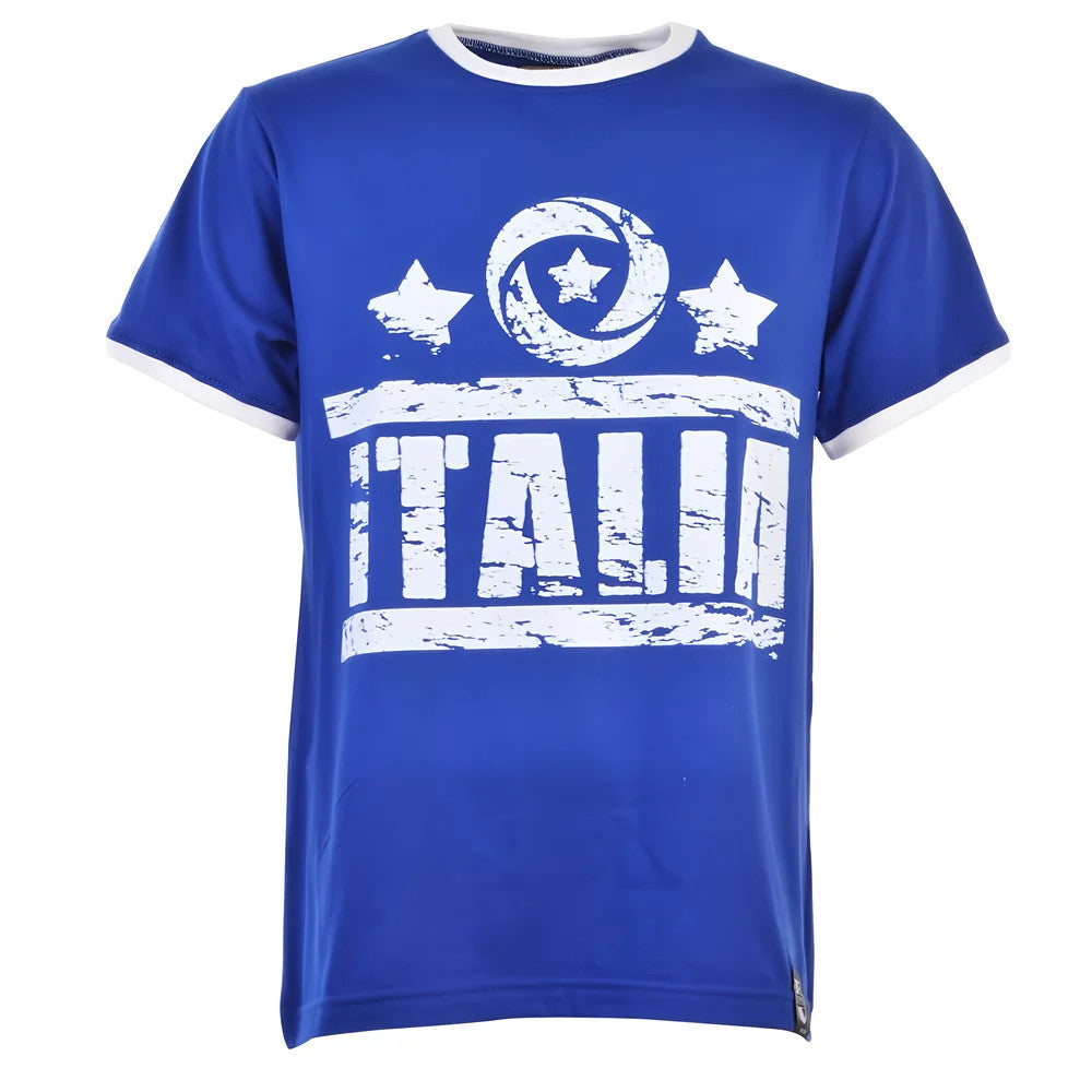 Italia T-Shirt - Royal/White Ringer_0