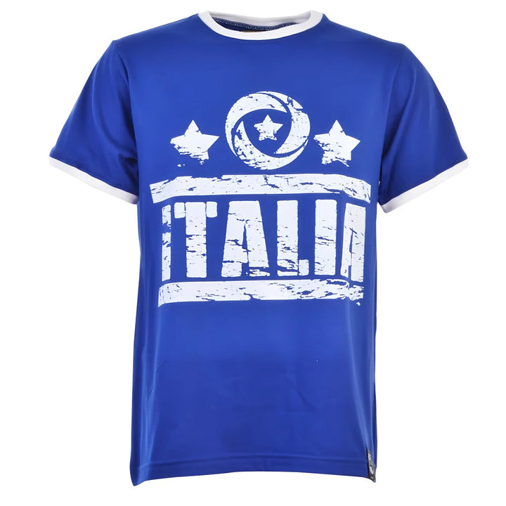 Italia T-Shirt - Royal/White Ringer_0