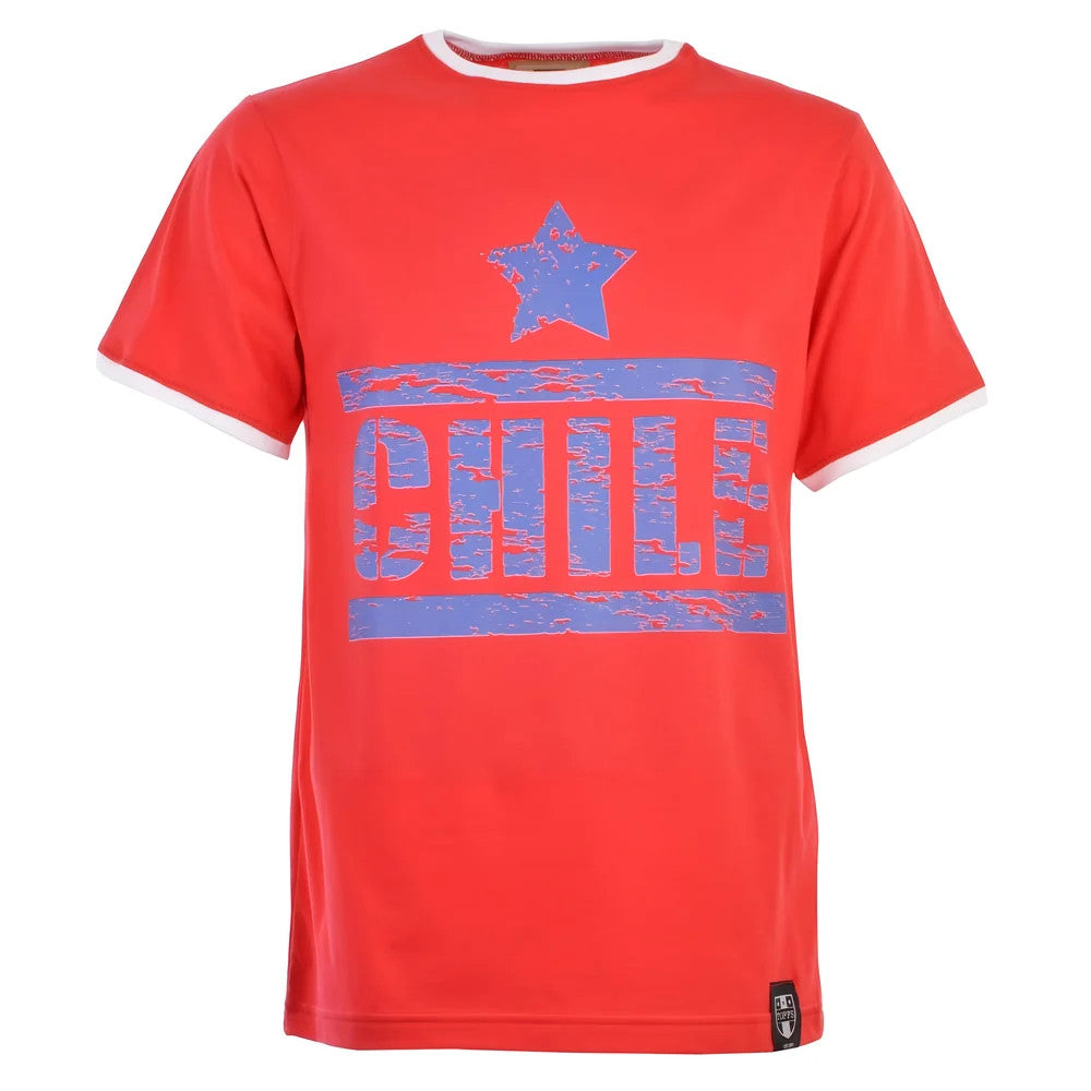 Chile T-Shirt - Red/White Ringer_0