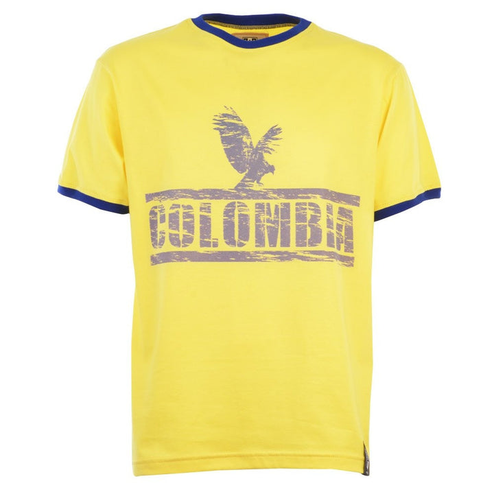 Colombia T-Shirt - Yellow/Royal Ringer_0