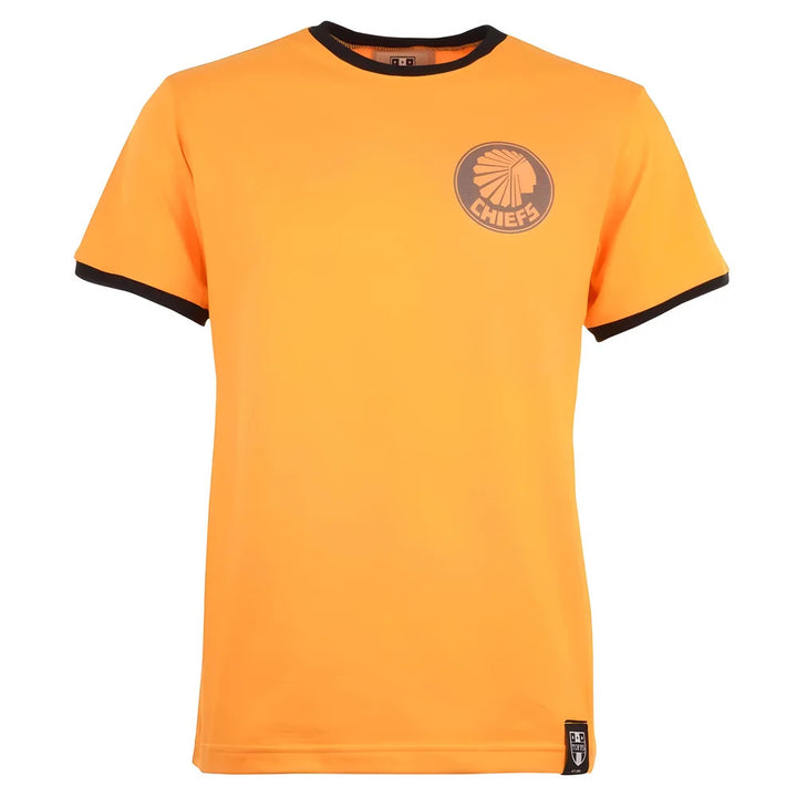 Kaizer Chiefs 12th Man T-Shirt - Amber/Black Ringer_0