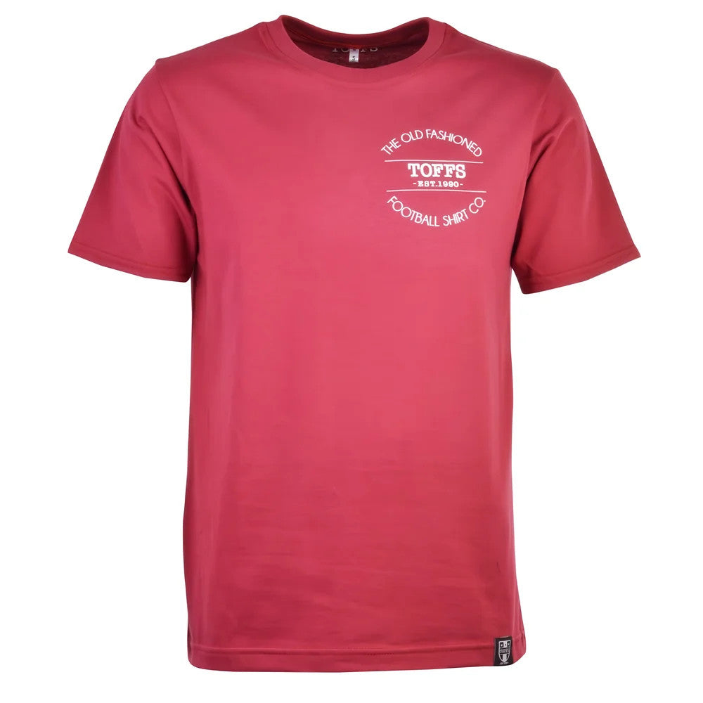 TOFFS: The Old Fashioned Football Shirt Co - Maroon T-Shirt_0