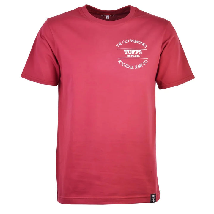 TOFFS: The Old Fashioned Football Shirt Co - Maroon T-Shirt_0