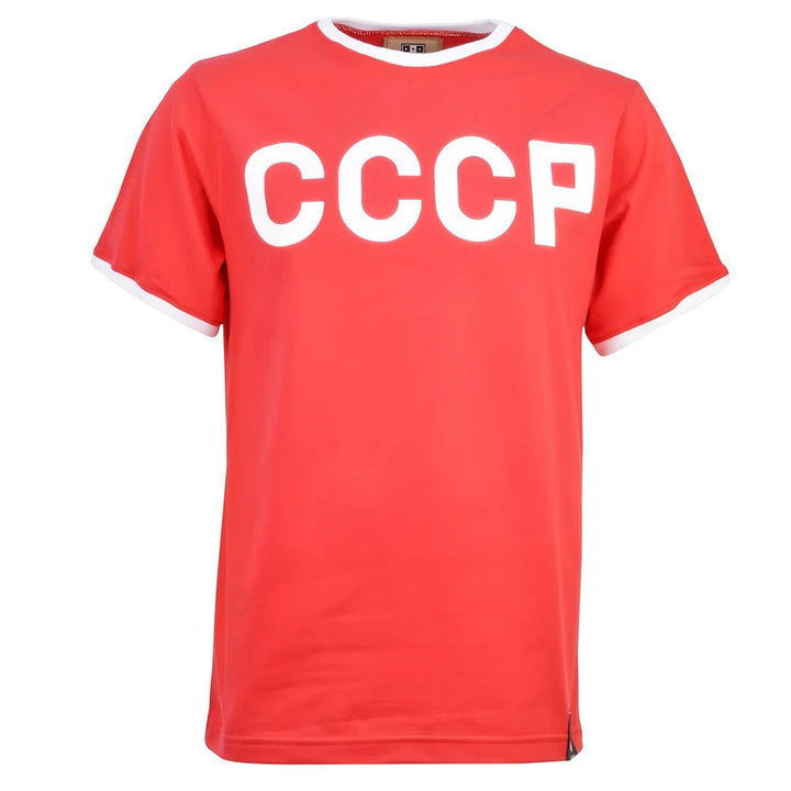 Soviet Union (CCCP) 12th Man T-Shirt - Red/White Ringer_0