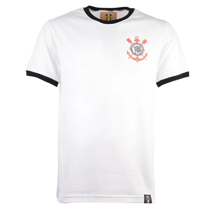 Corinthians Paulista 12th ManT-Shirt - White/Black Ringer_0