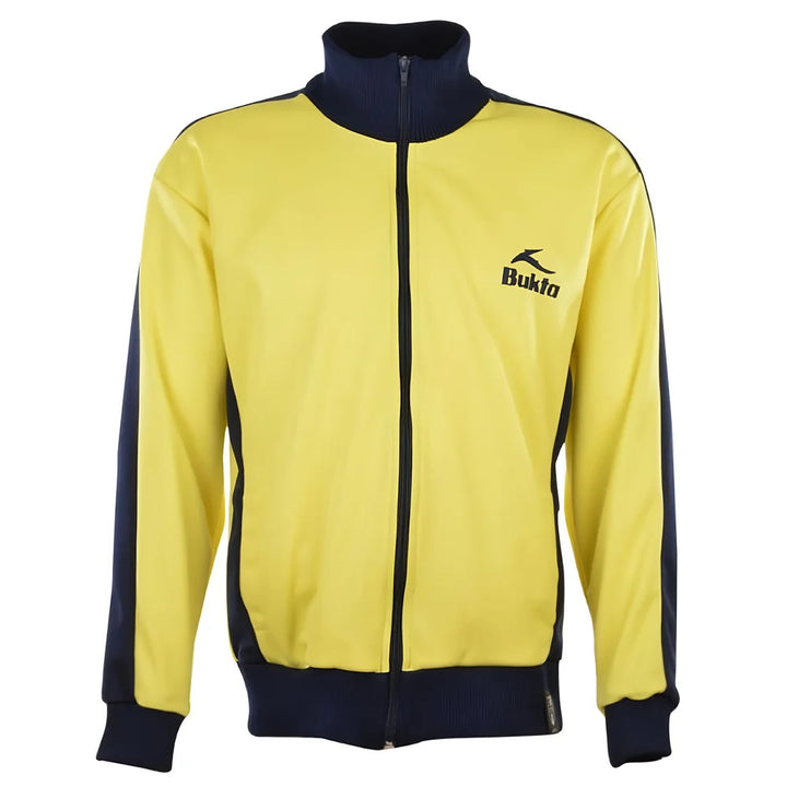 BUKTA Track Top Yellow with Navy Panels/Cuffs/W'Band_0