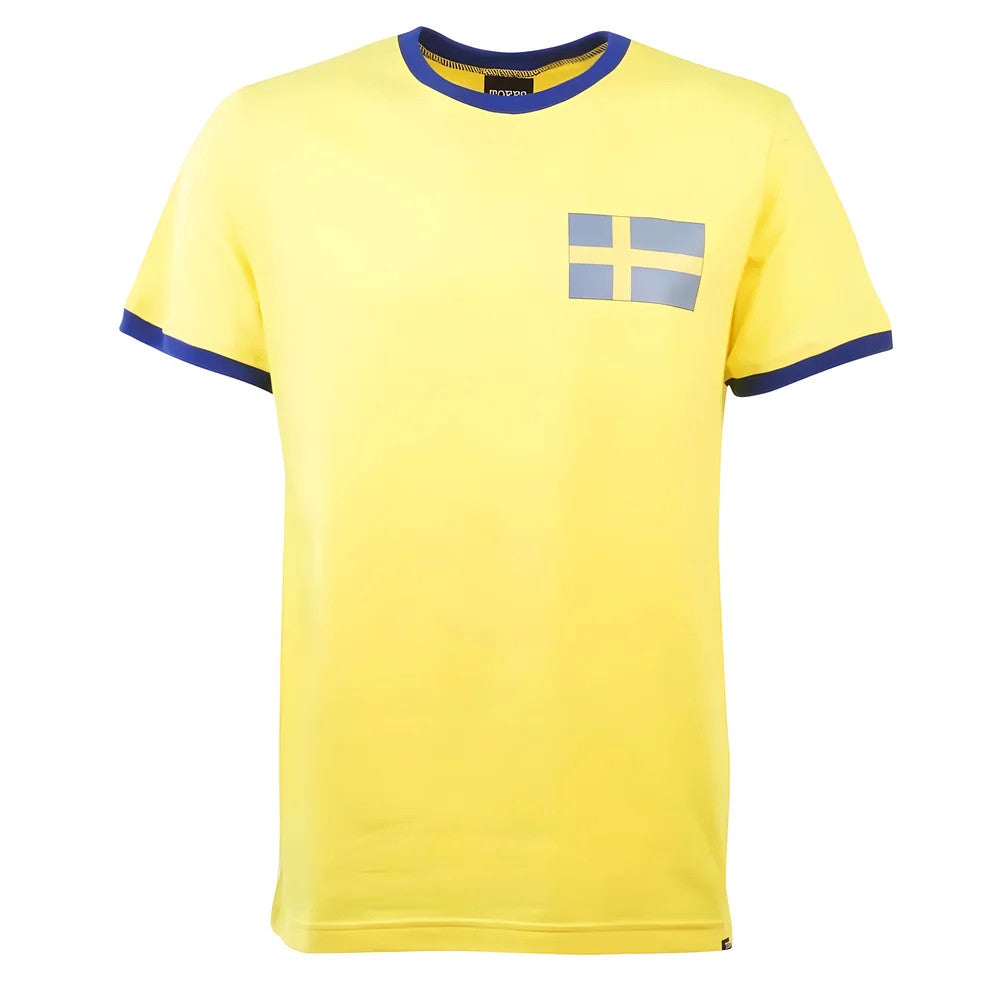 Sweden 12th ManT-Shirt - Yellow/Royal Ringer_0