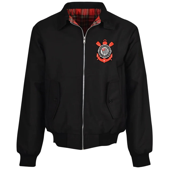 Corinthians Paulista Black Harrington Jacket_0