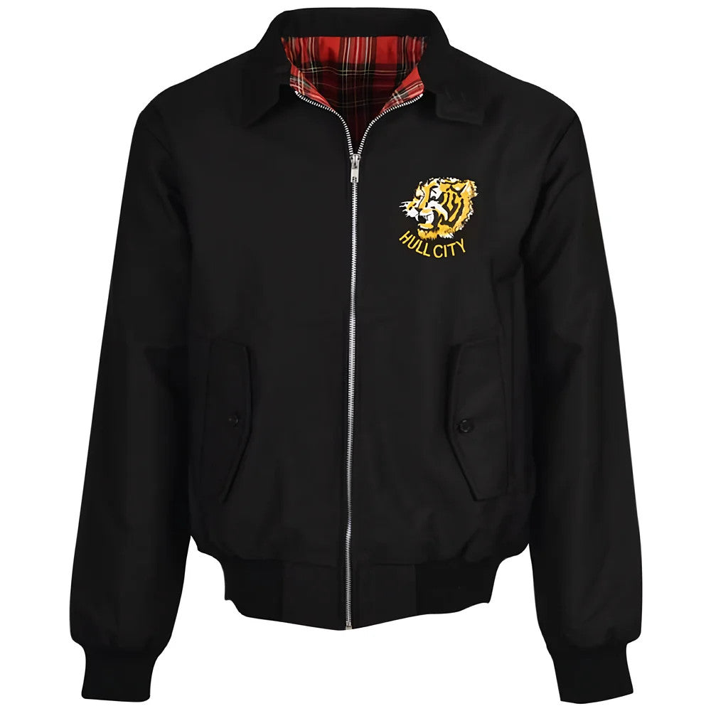 Hull City Black Harrington Jacket_0