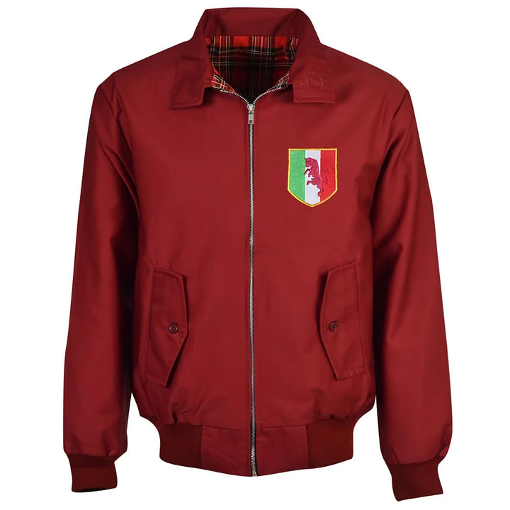 Torino Maroon Harrington Jacket_0