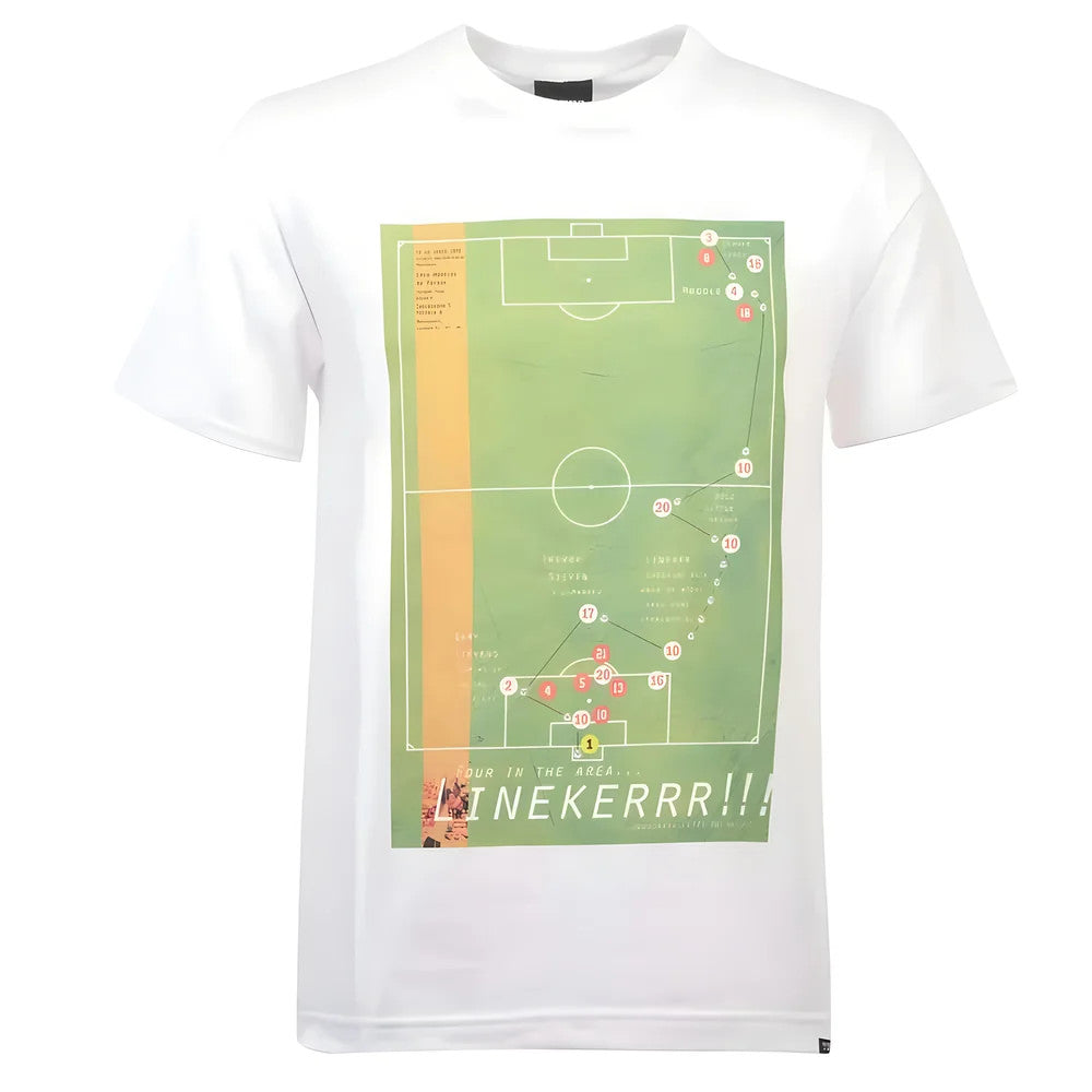 Pennarello: Gary Lineker 1986 Classic Goal - White T Shirt_0