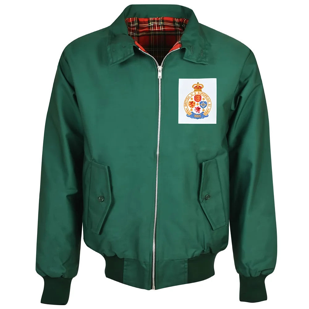 Great Britain Green Harrington Jacket_0