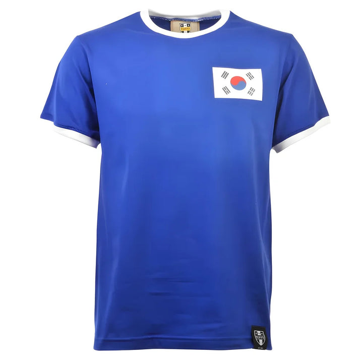 South Korea 12th ManT-Shirt - Royal/White Ringer_0