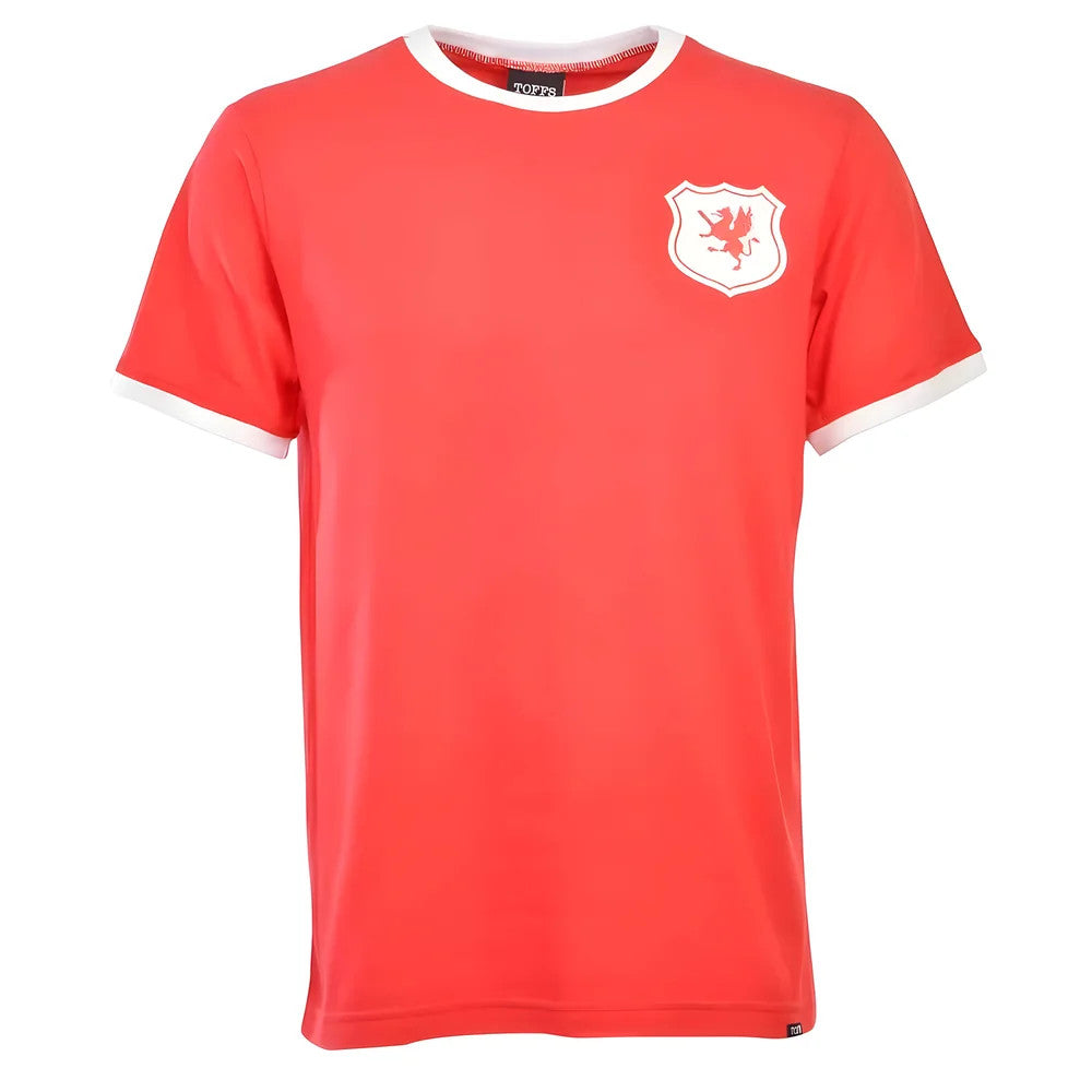 Wales 11 12th Man T-Shirt - Red/White Ringer_0