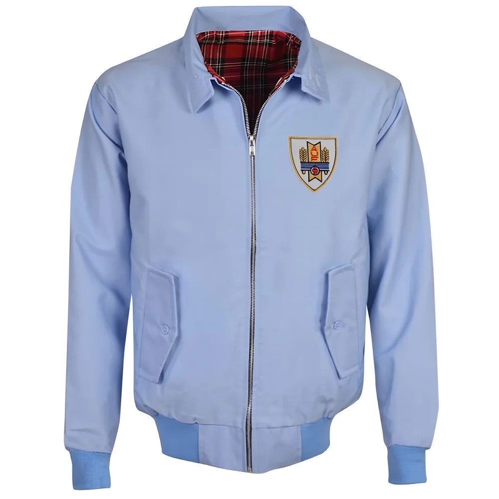 Uruguay Light Blue Harrington Jacket_0
