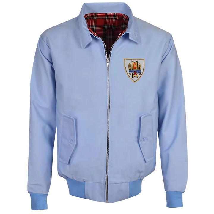 Uruguay Light Blue Harrington Jacket_0