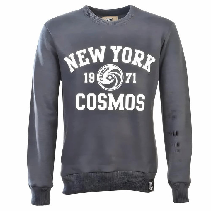 NASL: New York Cosmos White Print Sweatshirt - Charcoal_0