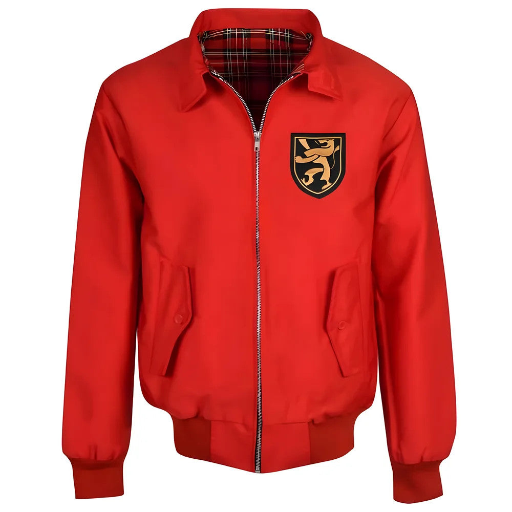 Belgium Red Harrington Jacket_0