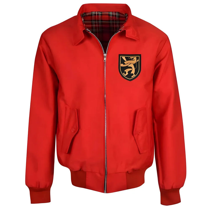 Belgium Red Harrington Jacket_0