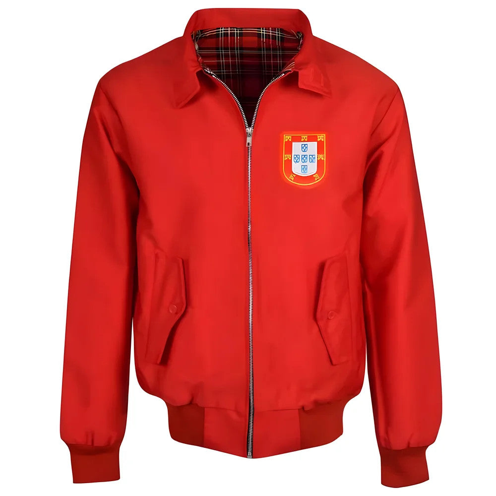 Portugal Red Harrington Jacket_0