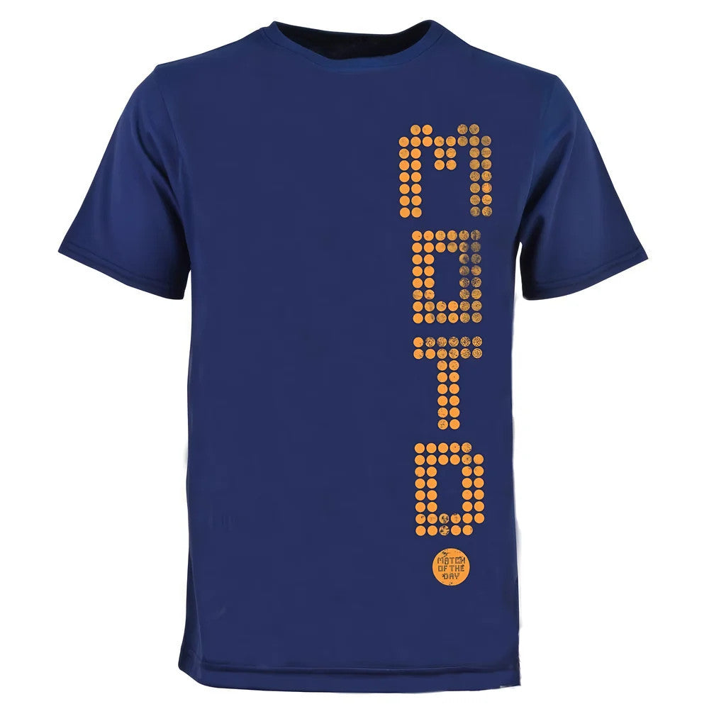 Match of the Day Distressed Circle T-Shirt - Navy_0
