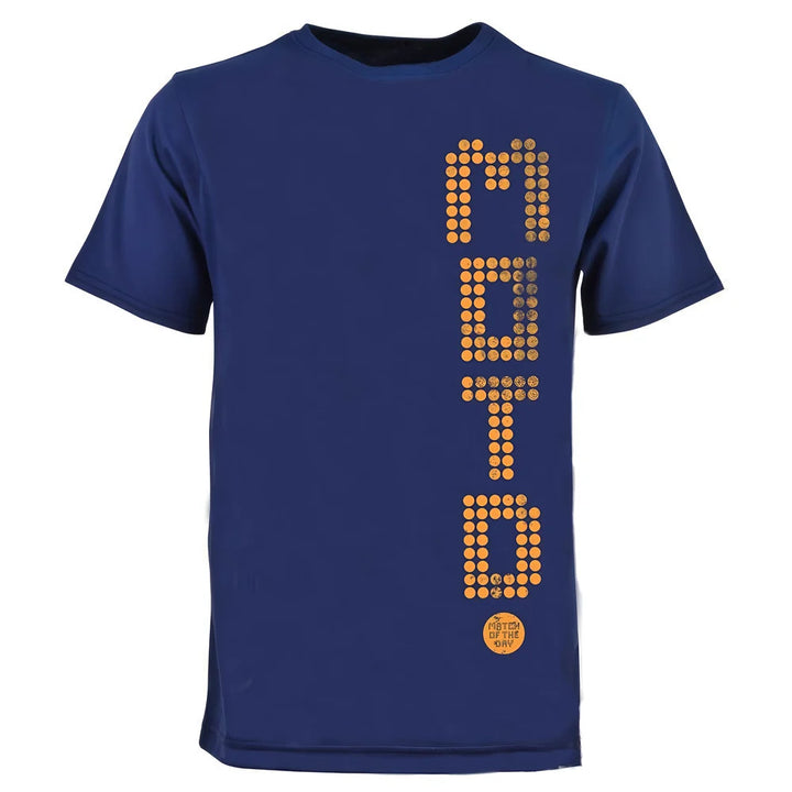 Match of the Day Distressed Circle T-Shirt - Navy_0