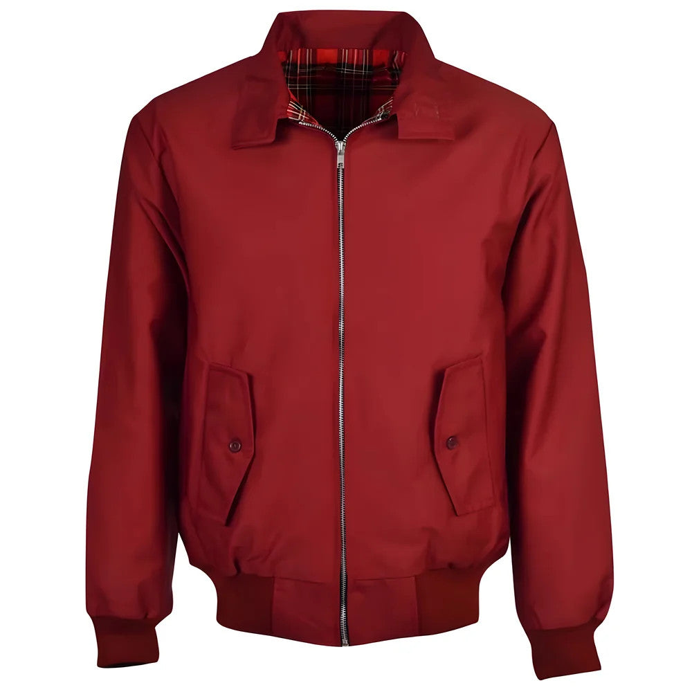 Harrington Jacker Burgundy_0