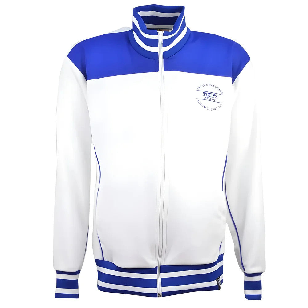 The Old Fashioned Football Shirt Co. - White/Royal Track Top_0
