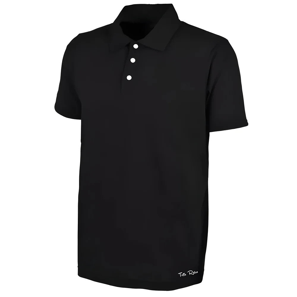 Toffs Retro Polo Shirt - Black_0