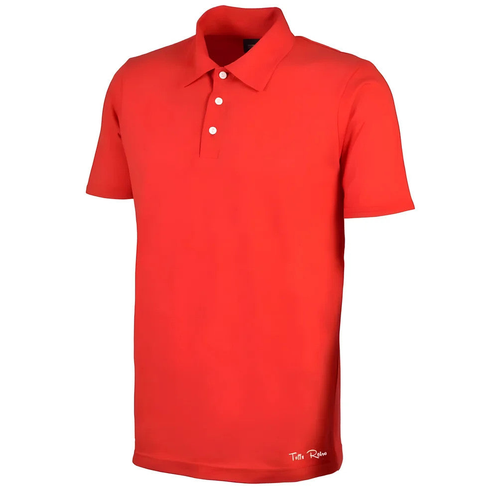 Toffs Retro Polo Shirt - Red_0