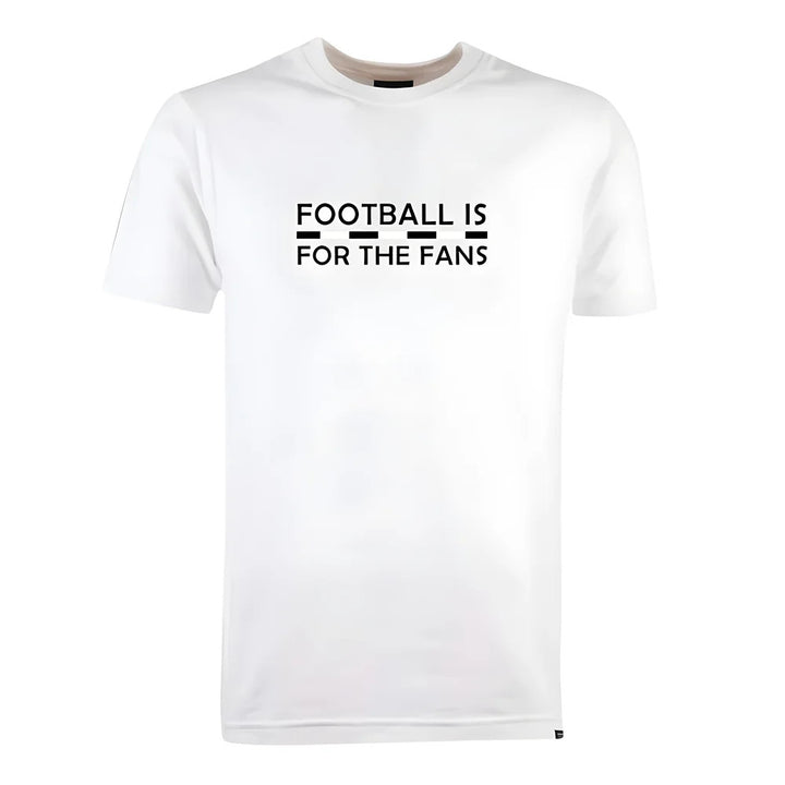 Black/White Football is for the Fans - White T-Shirt_0