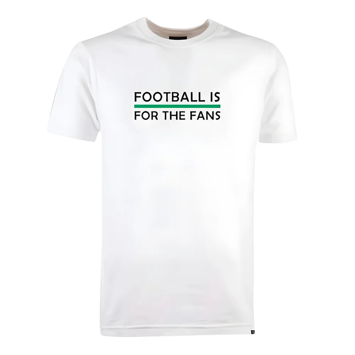 Emerald Football is for the Fans - White T-Shirt_0