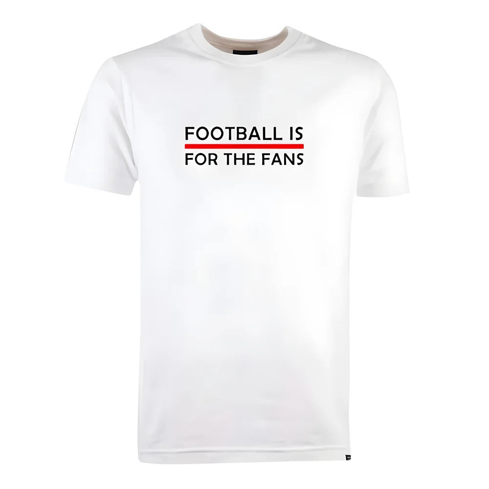 Red Football is for the Fans - White T-Shirt_0