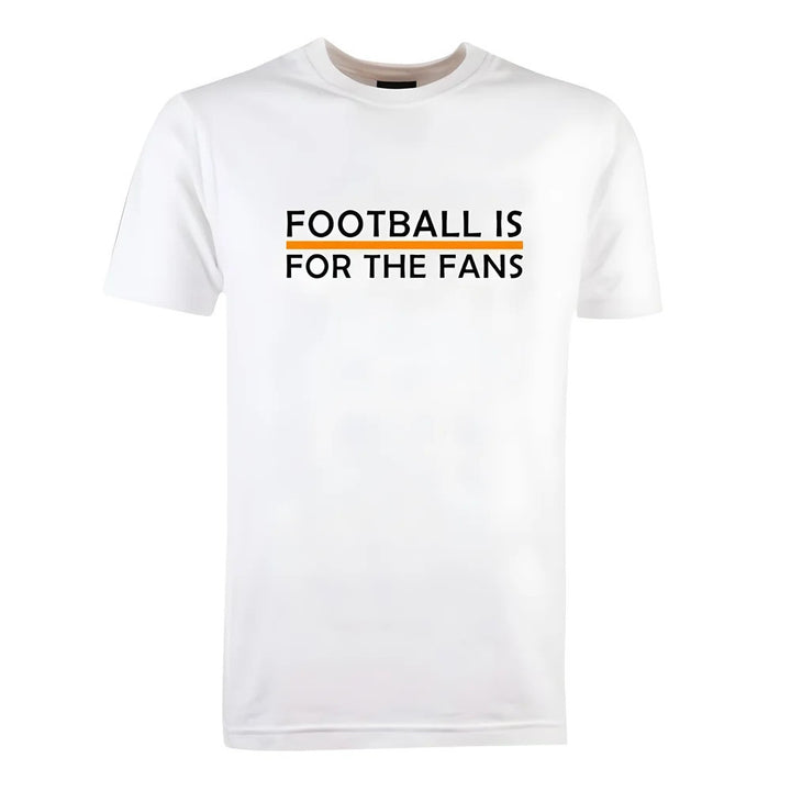 Orange Football is for the Fans - White T-Shirt_0