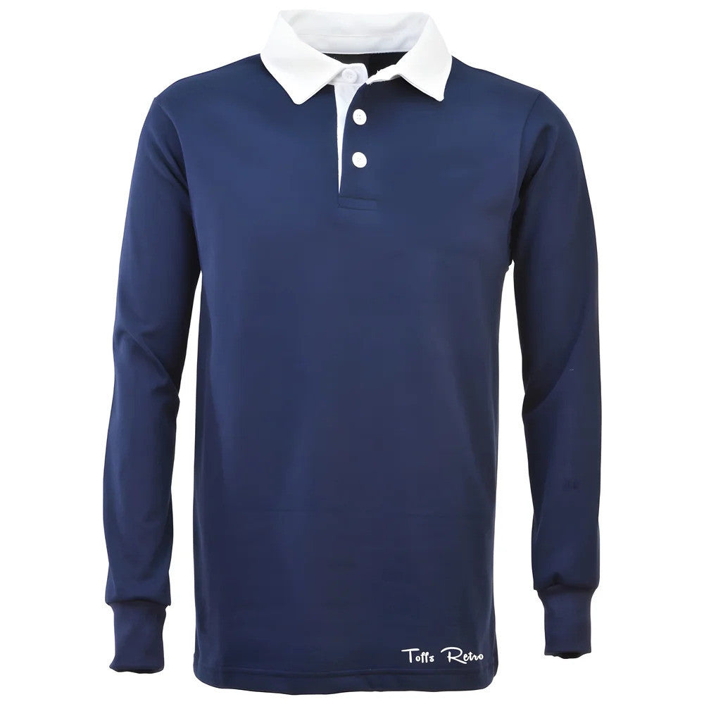 TOFFS Classic Retro Navy Long Sleeve Shirt_0