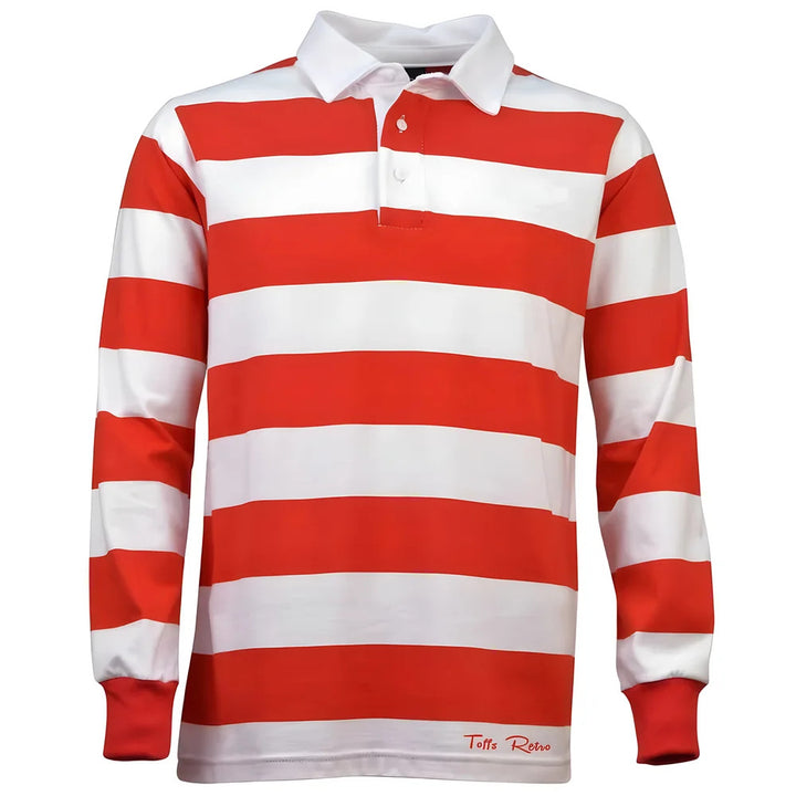 TOFFS Classic Retro Red/White Stripe Long Sleeve Shirt_0