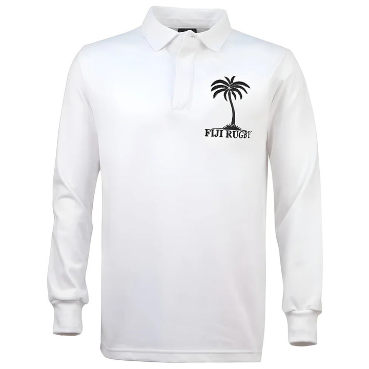 Fiji 1970 Vintage White Rugby Shirt_0