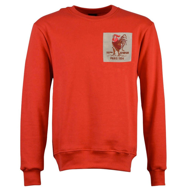France Rooster 1924 Red Sweatshirt_0