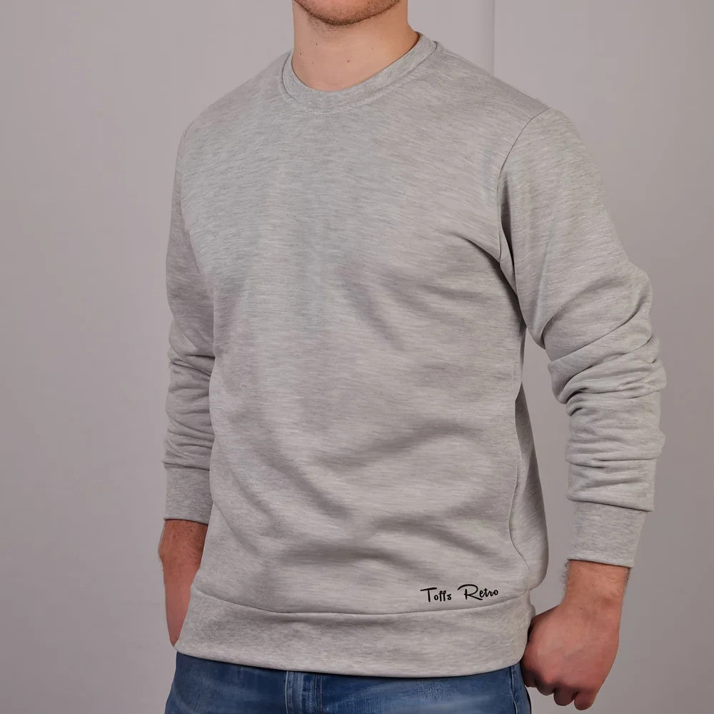 Toffs Retro Light Grey Sweatshirt_0