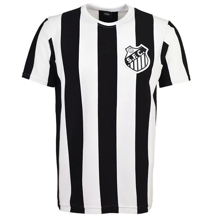 Santos 12th Man T-Shirt - Black/White Stripe_0