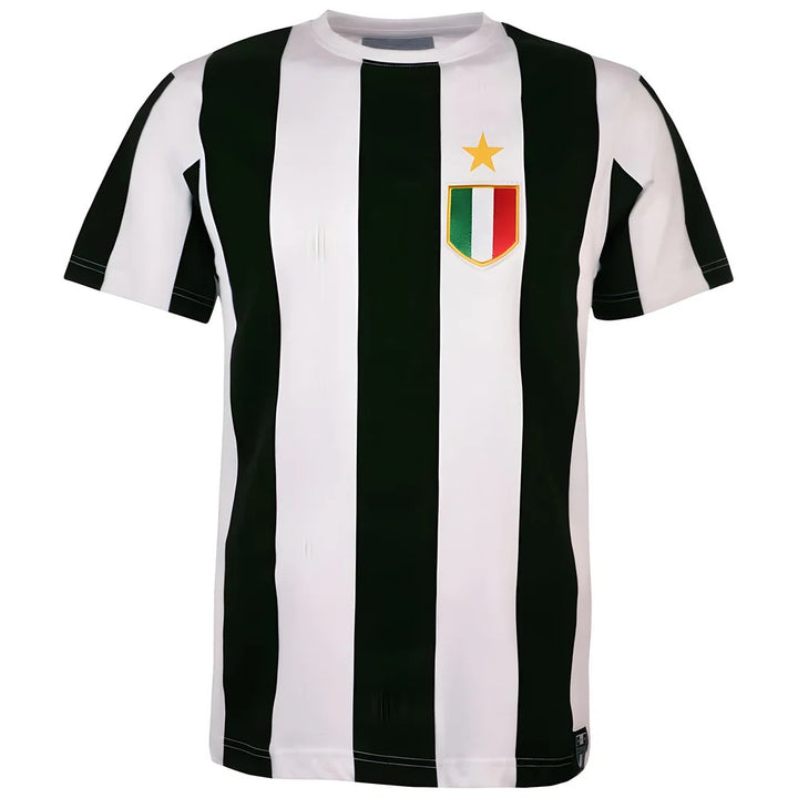 Juventus 12th Man T-Shirt - Black/White Stripe_0
