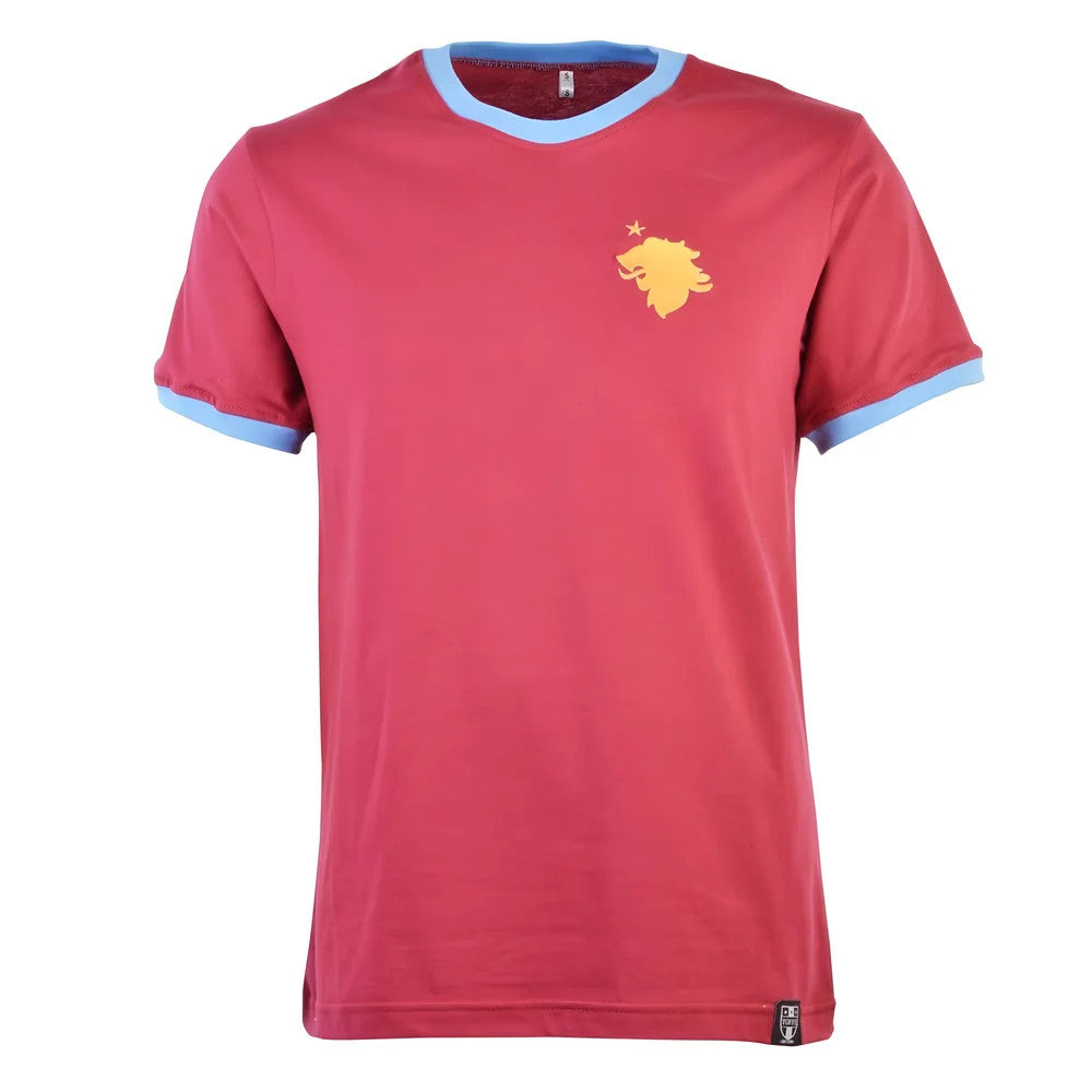 Aston Villa 12th Man T-Shirt - Maroon/Sky Ringer_0