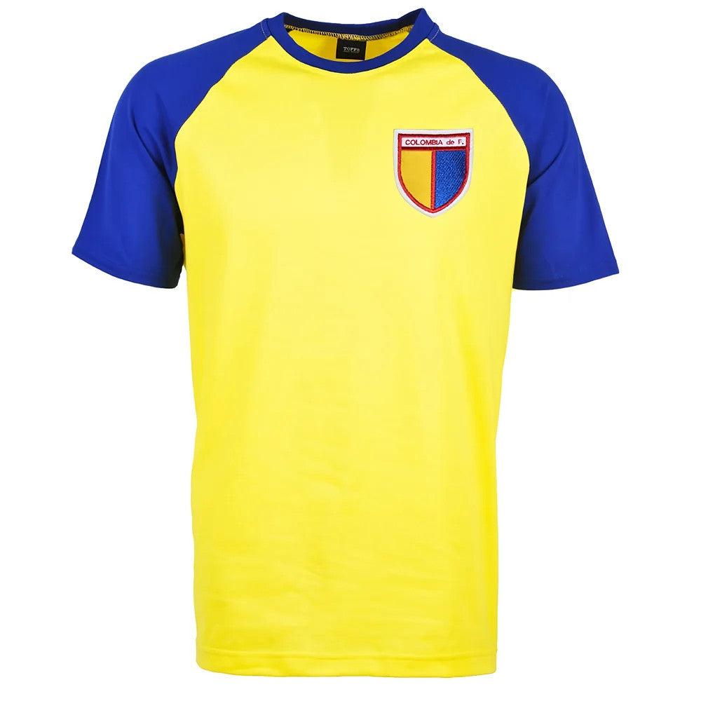 Colombia Raglan Sleeve Yellow/Royal T-Shirt_0
