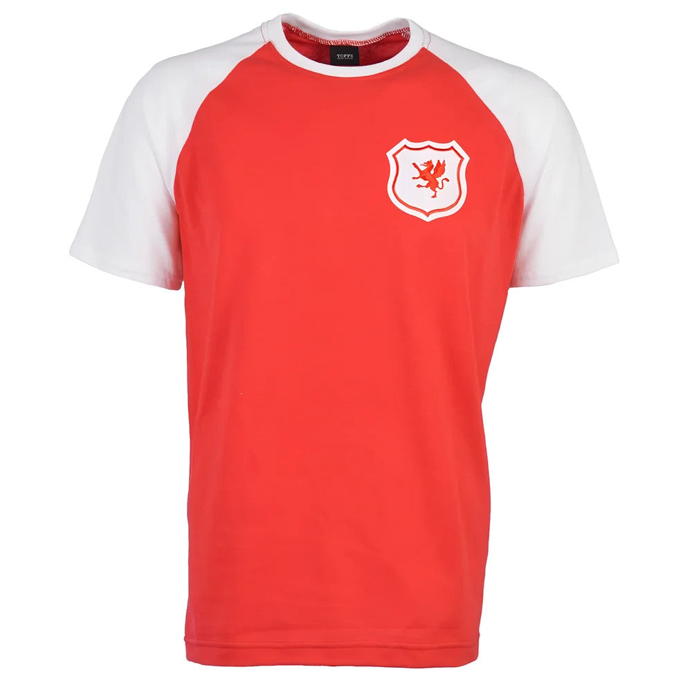 Wales Raglan Sleeve Red/White T-Shirt_0