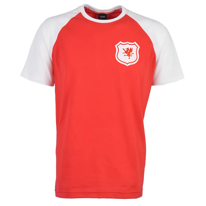 Wales Raglan Sleeve Red/White T-Shirt_0