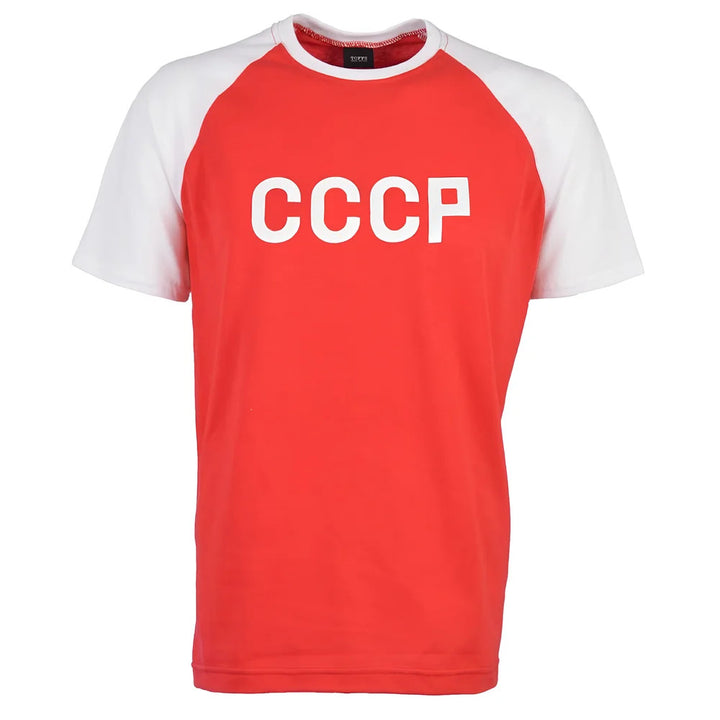 Soviet Union (CCCP) Raglan Sleeve Red/White T-Shirt_0